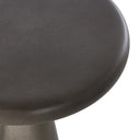 Ravine Concrete Accent Tables, Set Of 2 - Dark Grey