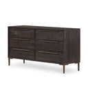Wyeth 6 Drawer Dresser - Dark Carbon
