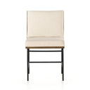Crete Dining Chair - Savile Flax | Amber Oak