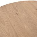 Mesa Round Coffee Table - Light Brushed Parawood | 38"