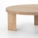 Mesa Round Coffee Table - Light Brushed Parawood | 38"