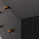 Trey 7 Drawer Dresser - Black Wash Poplar