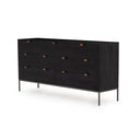 Trey 7 Drawer Dresser - Black Wash Poplar
