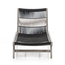 Julian Outdoor Chaise - Dark Grey Rope