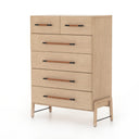 Rosedale 6 Drawer Tall Dresser - Yucca Oak Veneer