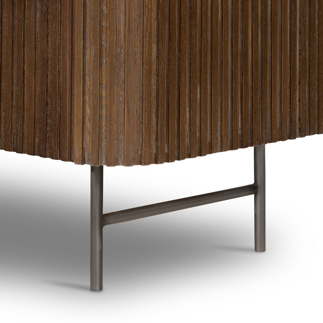 Fletcher Nightstand - Terra Brown Oak Veneer