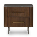 Fletcher Nightstand - Terra Brown Oak Veneer