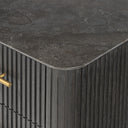 Fletcher Nightstand - Distressed Black