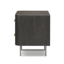Fletcher Nightstand - Distressed Black
