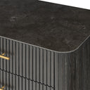Fletcher 6 Drawer Dresser - Distressed Black