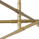 Astrid Chandelier - Antique Brass | Flax Linen