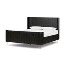 Fletcher Bed - Distressed Black | Queen