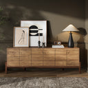 Reza Media Console - Smoked Honey