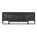 Reza Media Console - Worn Black Parawood