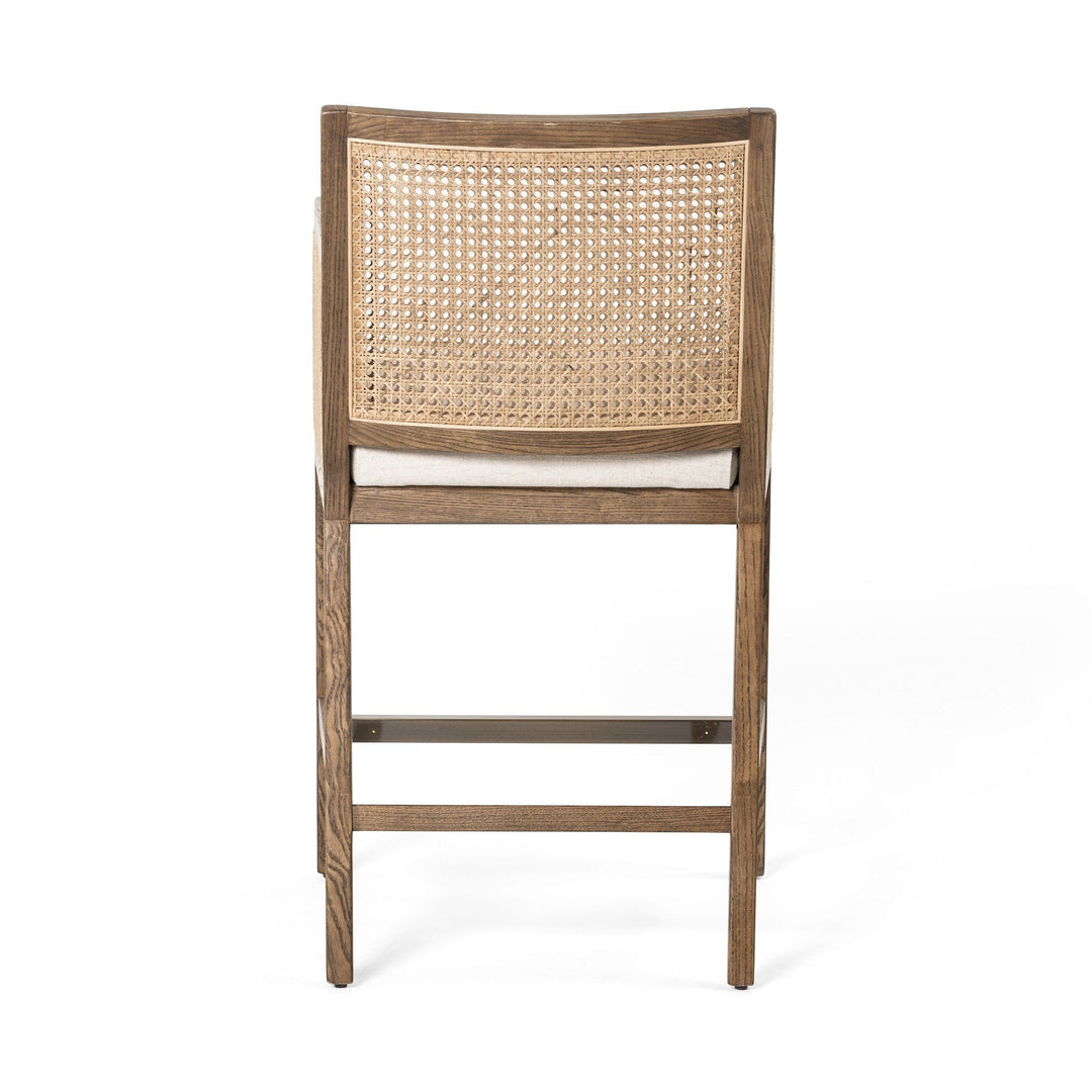 Antonia Cane Counter Stool - Savile Flax