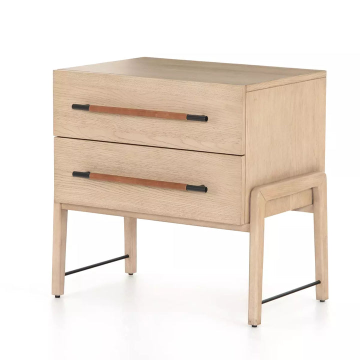 Lilydale Nightstand | 2 Drawer | Chaps Sand