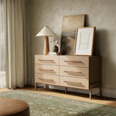 Rosedale 6 Drawer Dresser - Yucca Oak Veneer