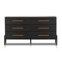 Rosedale 6 Drawer Dresser - Ebony Oak Veneer