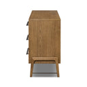 Rosedale 6 Drawer Dresser - Amber Oak Veneer