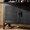 Caprice Bar Cabinet - Black Wash Mango