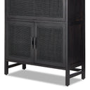 Caprice Bar Cabinet - Black Wash Mango