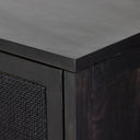 Caprice Bar Cabinet - Black Wash Mango