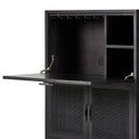Caprice Bar Cabinet - Black Wash Mango