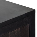 Caprice Bar Cabinet - Black Wash Mango