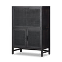 Caprice Bar Cabinet - Black Wash Mango