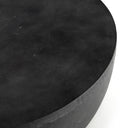 Basil Outdoor Round Coffee Table - Aged Grey