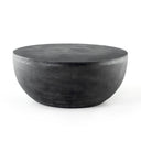 Basil Outdoor Round Coffee Table - Aged Grey