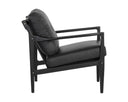 Gilmore Lounge Chair - Black - Black Leather