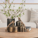 Quincy Gold Metal Decorative Bell | Large | Overstock