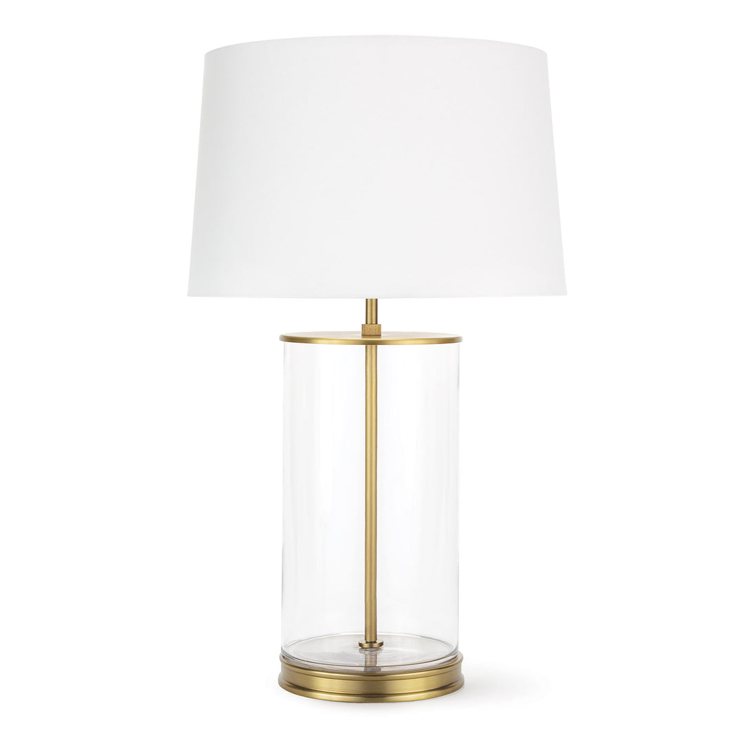 Southern Living Magelian Glass | Table Lamp | Natural Brass