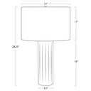 Tambour Concrete Table Lamp