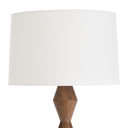 Crew Walnut Buffet Lamp | Natural Linen Shade