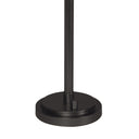 Polly Buffet Lamp | Blackened Brass | Rattan Shade