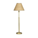 Polly Buffet Lamp | Natural Brass | Rattan Shade