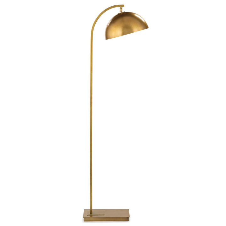 Otto | Floor Lamp | Natural Brass