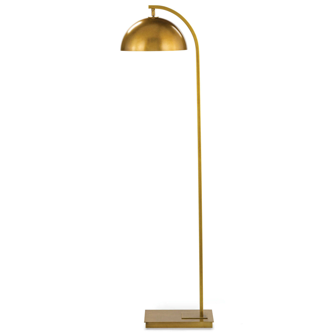 Otto | Floor Lamp | Natural Brass