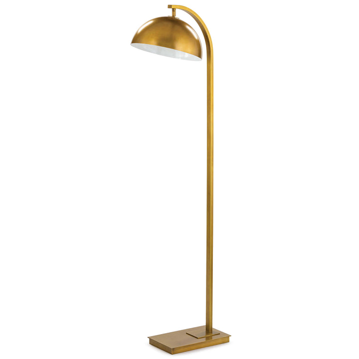 Otto | Floor Lamp | Natural Brass