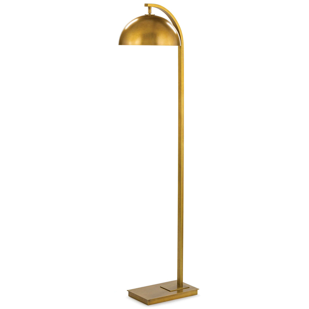 Otto | Floor Lamp | Natural Brass