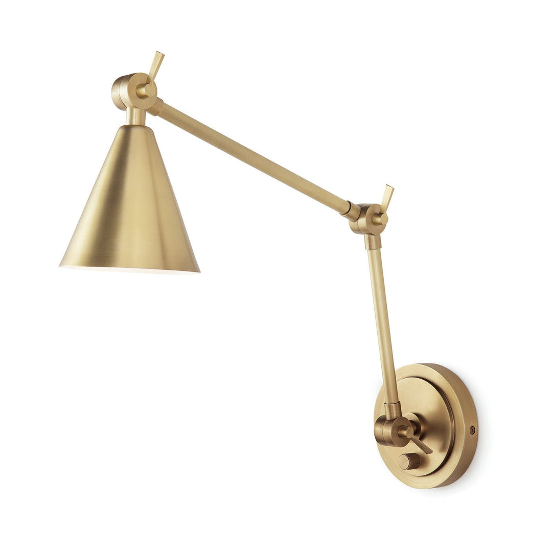 Sal | Task | Sconce | Natural Brass