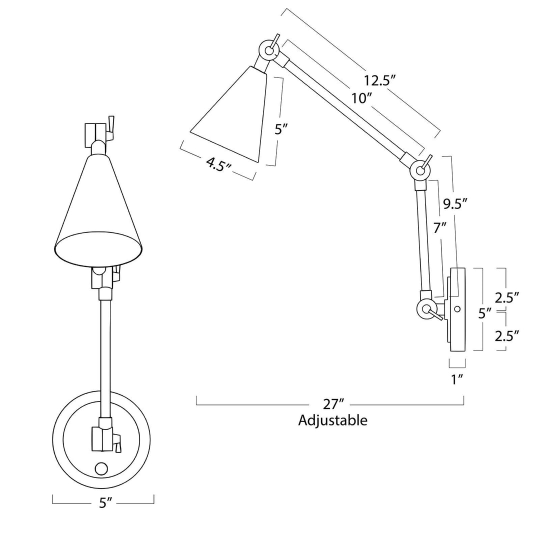 Sal | Task | Sconce | Oil Rubbed Bronze