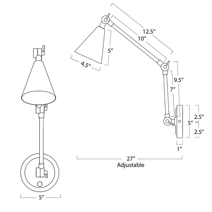 Sal | Task | Sconce | Oil Rubbed Bronze