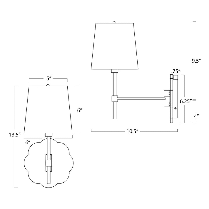 Mia Swing Arm | Sconce