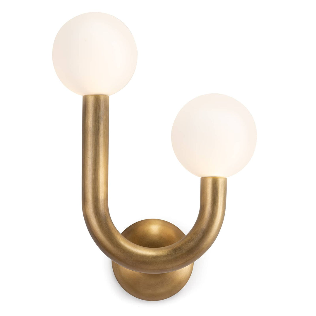 Happy | Sconce Right Side | Natural Brass