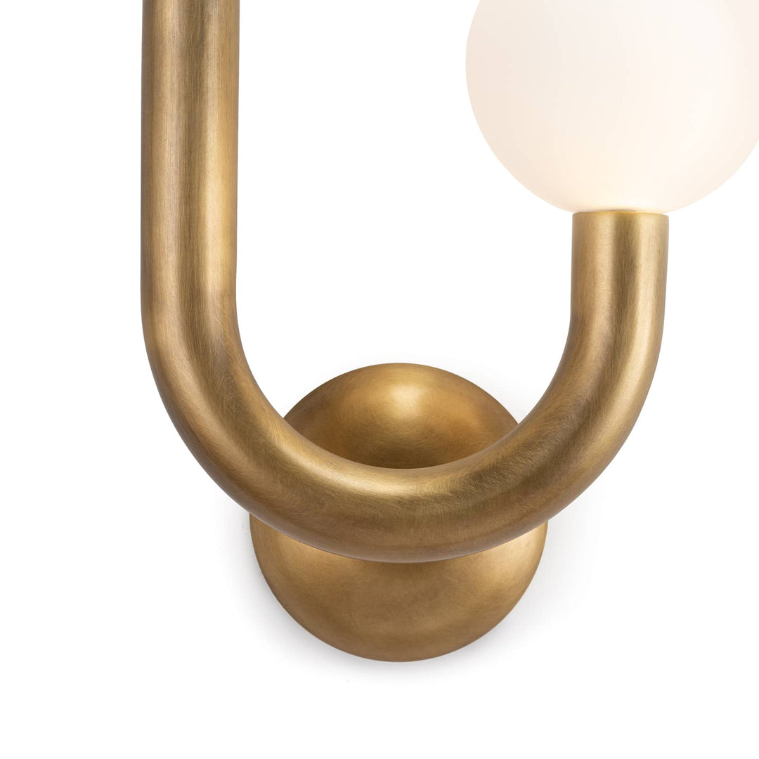 Happy | Sconce Right Side | Natural Brass