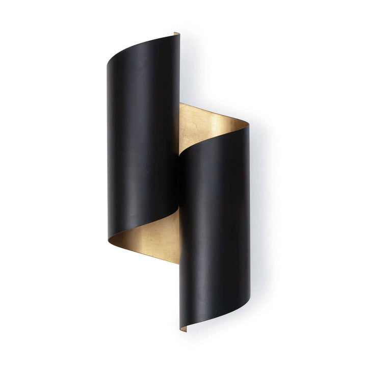 Folio | Sconce | Black and Gold