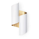 Folio Sconce | White and Gold
